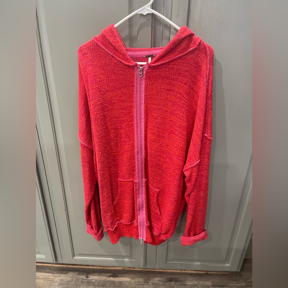 Free People Double Zipper Sweater